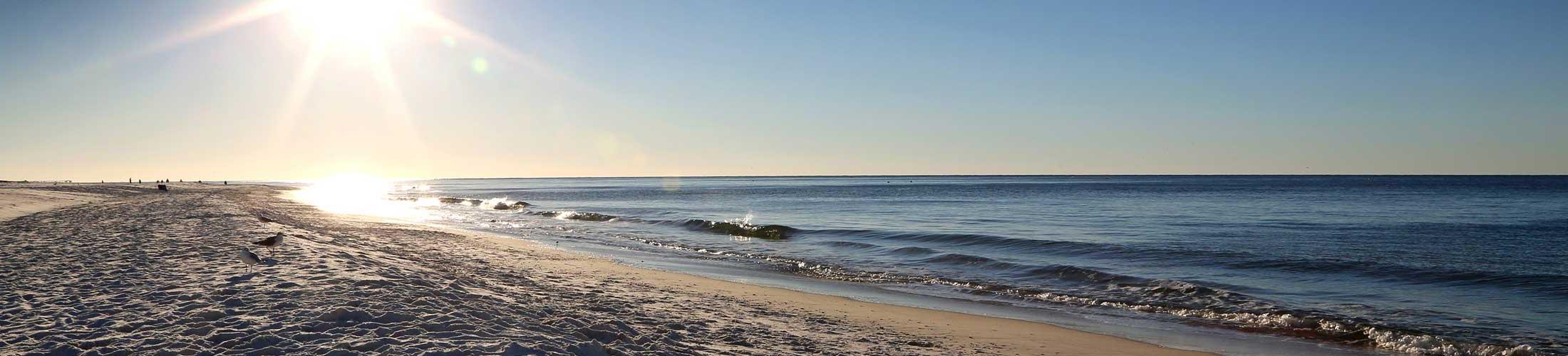 USA Gulf Coast Beach.